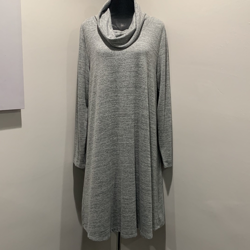 Loft Outlet Cowl Neck Long Sleeve Sweater dress - Size XL light weight material
